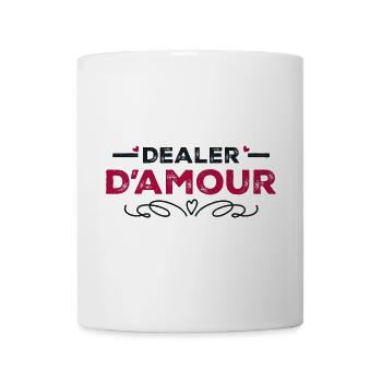 Dealer D'amour - Le Cadeau de La Saint-Valentin - Mug blanc - blanc - Devant