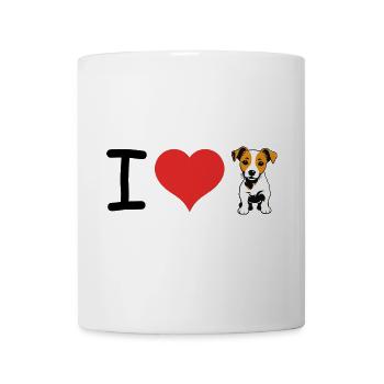 I love Jack Russell Terriers - Pet Design - Tasse - Weiß - Vorne