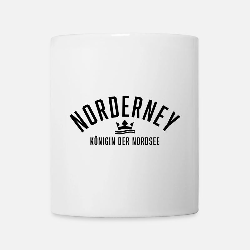 Norderney Königin der Nordsee - Tasse - Weiß