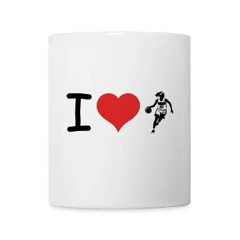 J’aime le basket-ball - Sports Design - Mug blanc - blanc - Devant