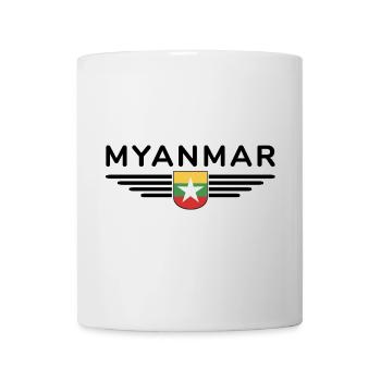 Myanmar T-Shirt – Ein Hauch von Tradition - Tasse - Weiß - Vorne