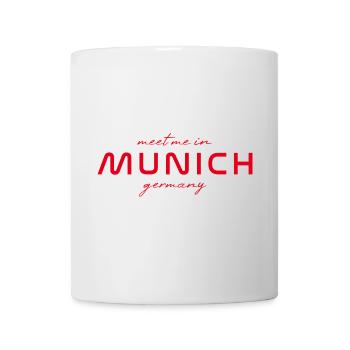 T-Shirt Munich – Joie de vivre bavaroise - Mug blanc - blanc - Devant