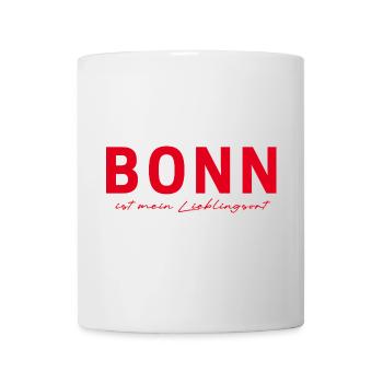 T-shirt Bonn – Parfait pour les fans et les amoureux - Mug blanc - blanc - Devant