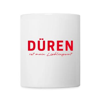 Düren Fan T-Shirt – Perfekt für jeden Düren-Fan! - Tasse - Weiß - Vorne