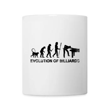 Billiards Evolution - Mug - white - Front