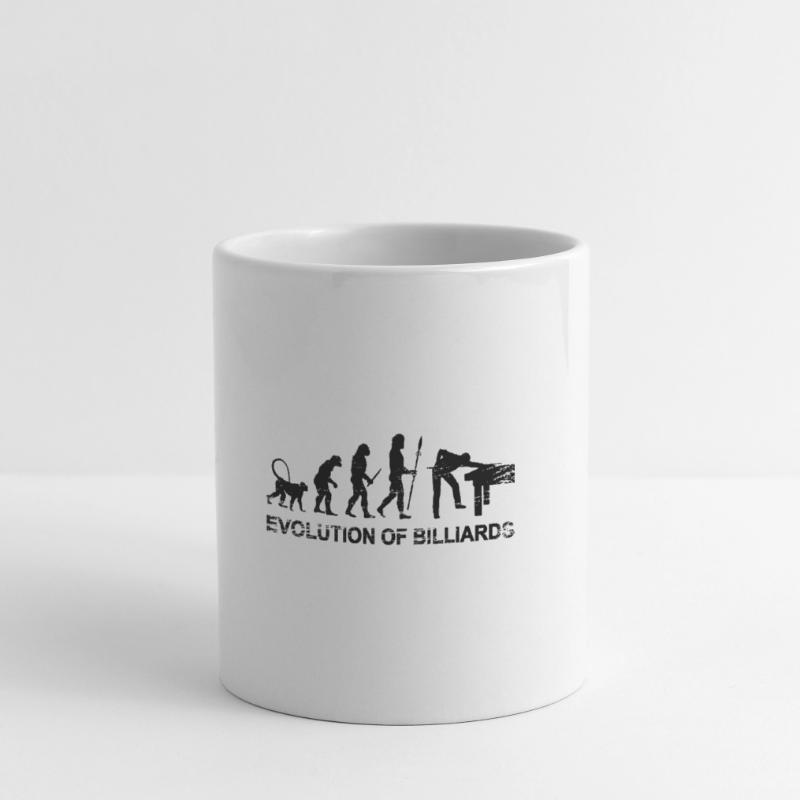 Billard Evolution Mug blanc