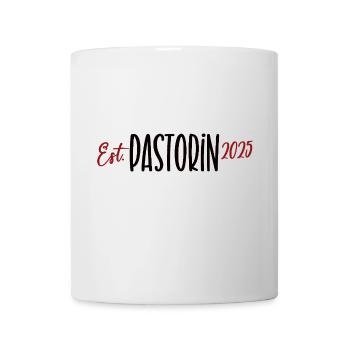 Pastorin 2025 Geistliche Glaube Gott Jesus Kirche - Tasse - Weiß - Vorne