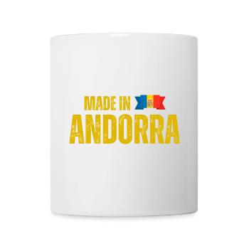 Hergestellt in Andorra, andorranischer Stolz - Tasse - Weiß - Vorne