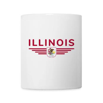 Illinois Fan T-Shirt – Show Love for Home - Mug - white - Front