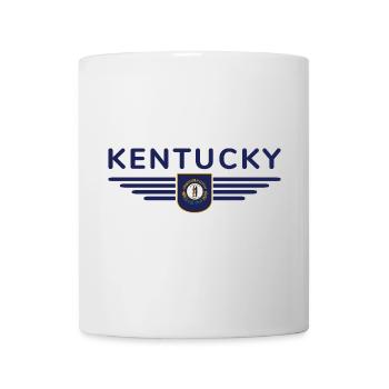 Kentucky Fan T-Shirt – Stolz zeigen! - Tasse - Weiß - Vorne