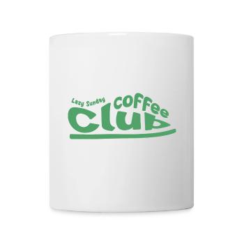 Lazy Sunday Coffee Club - Mug - white - Front
