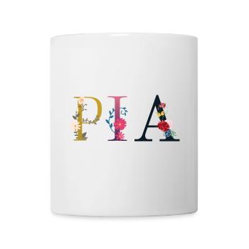 Pia - Mug blanc - blanc - Devant