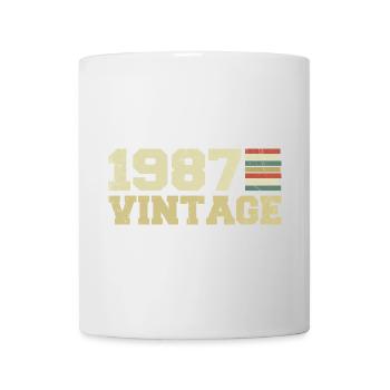 1987 Geburtstagsgeschenk 1987 Jahrgang 1987 Geschenk - Tasse - Weiß - Vorne