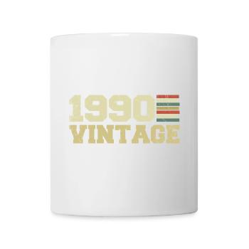 1990 Geburtstagsgeschenk 1990 Jahrgang 1990 Geschenk - Tasse - Weiß - Vorne