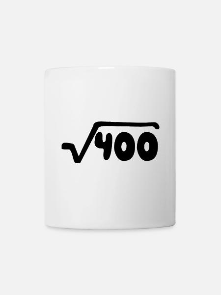 20th Birthday - Anniversary - Mug - white