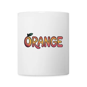 Cute Orange - Cool Vintage Fruit Logo - Mug - white - Front