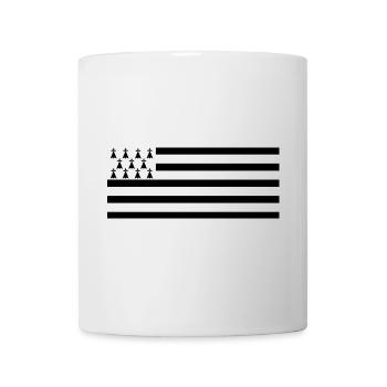 Drapeau Breton Bretagne - Mug blanc - blanc - Devant