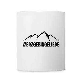 Erzgebirge Hashtag - Tasse - Weiß - Vorne