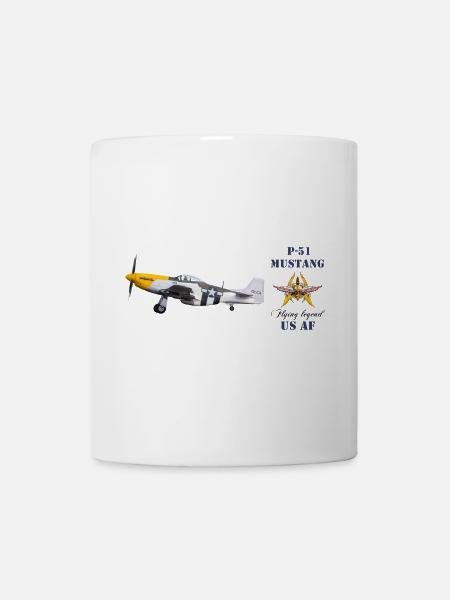 P-51 - Tasse - Weiß