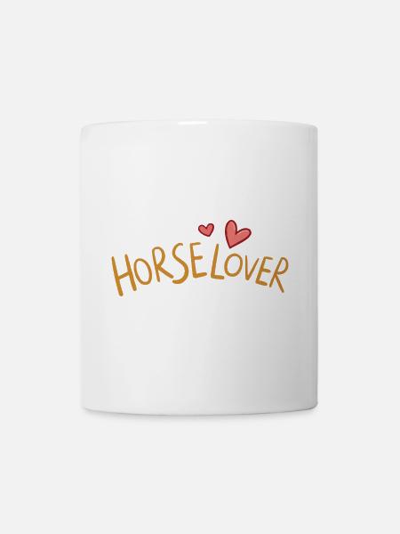 Pferdeliebhaber - Tasse - Weiß