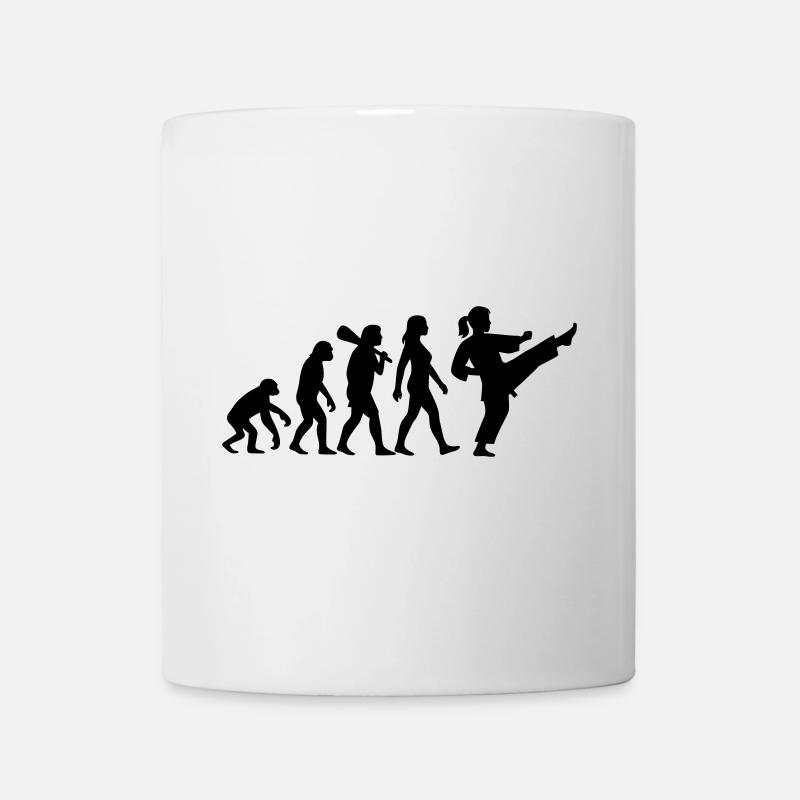Karate Evolution - Tasse - Weiß