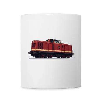 Vintage Diesel Locomotive - Mug - white - Front