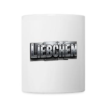 Liebchen – Typographie avec charme - Métal - Mug blanc - blanc - Devant