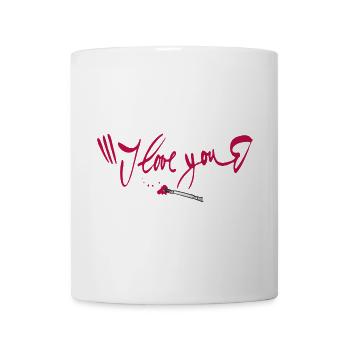 i love you - Mug - white - Front