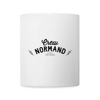 Crew Normand logo - Mug blanc - blanc - Devant
