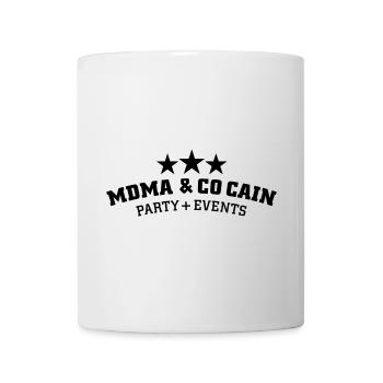 MDMA und Cocain - Tasse - Weiß - Vorne