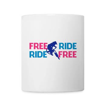 Freeride Biker - Tasse - Weiß - Vorne