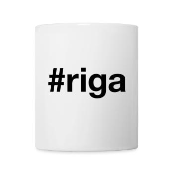 RIGA Hashtag Latvia Lettland - Mug - white - Front