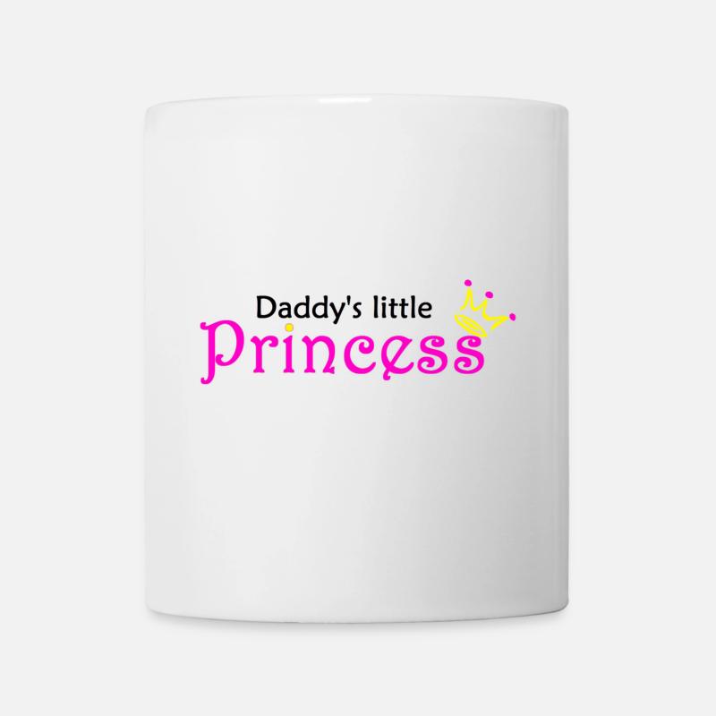 Daddy's Little Princess Rosa - Tasse - Weiß