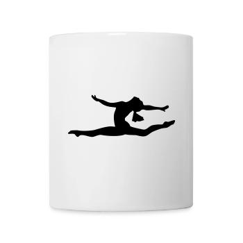 Gymnastic girl - Mug - white - Front