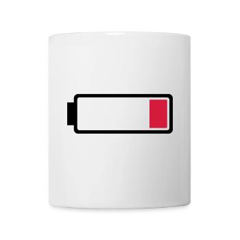 Battery low - Mug - white - Front