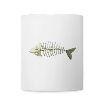 arête de poisson - Mug blanc - blanc - Devant