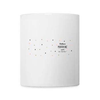 Tasse Meilleure marraine du monde - Mug blanc - blanc - Devant