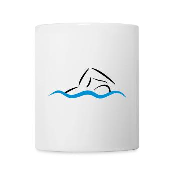 nage - Mug blanc - blanc - Devant
