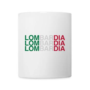 LOMBARDIA Lombardei Italien Italy Flag - Tasse - Weiß - Vorne