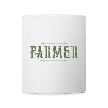 Farmer - Tasse - Weiß - Vorne
