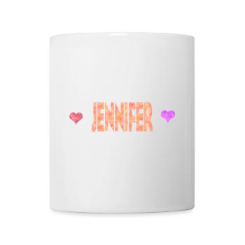 Jennifer - Tasse - Weiß - Vorne