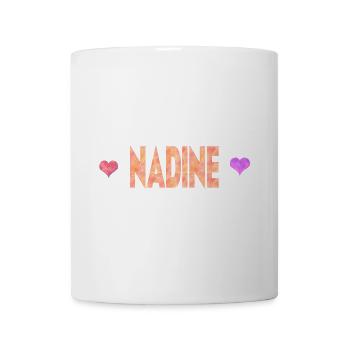 Nadine - Tasse - Weiß - Vorne