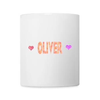 Oliver - Mug blanc - blanc - Devant