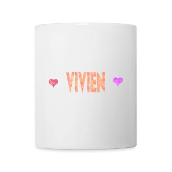 Vivien - Mug blanc - blanc - Devant
