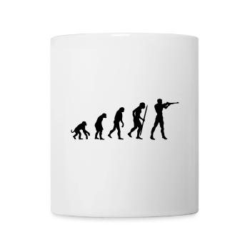 Evolution of shooting - Tasse - Weiß - Vorne