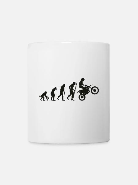 Evolution motorcycling - Tasse - Weiß