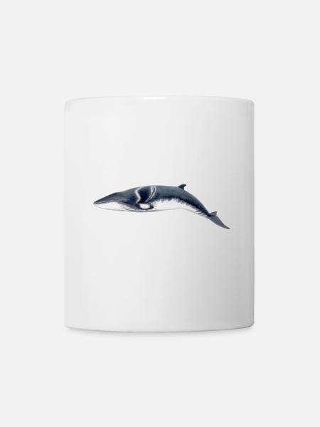 Minke - Petit rorqual - baleine Minke - Mug blanc - blanc