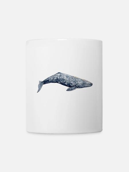 Gray whale - Gray whale - Baleine grise - Mug - white