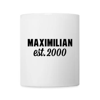 Maximilian est 2000 - Tasse - Weiß - Vorne