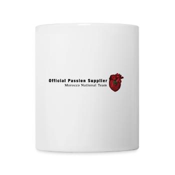 Morocco fan shirt "Passion & Heart" - Mug - white - Front